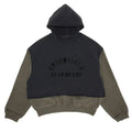 Fear of God Essentials Nylon Fleece Hooded Sweater Ink/Jet Black