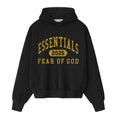 Fear of God Essentials Classic Fleece Hoodie Vintage Black