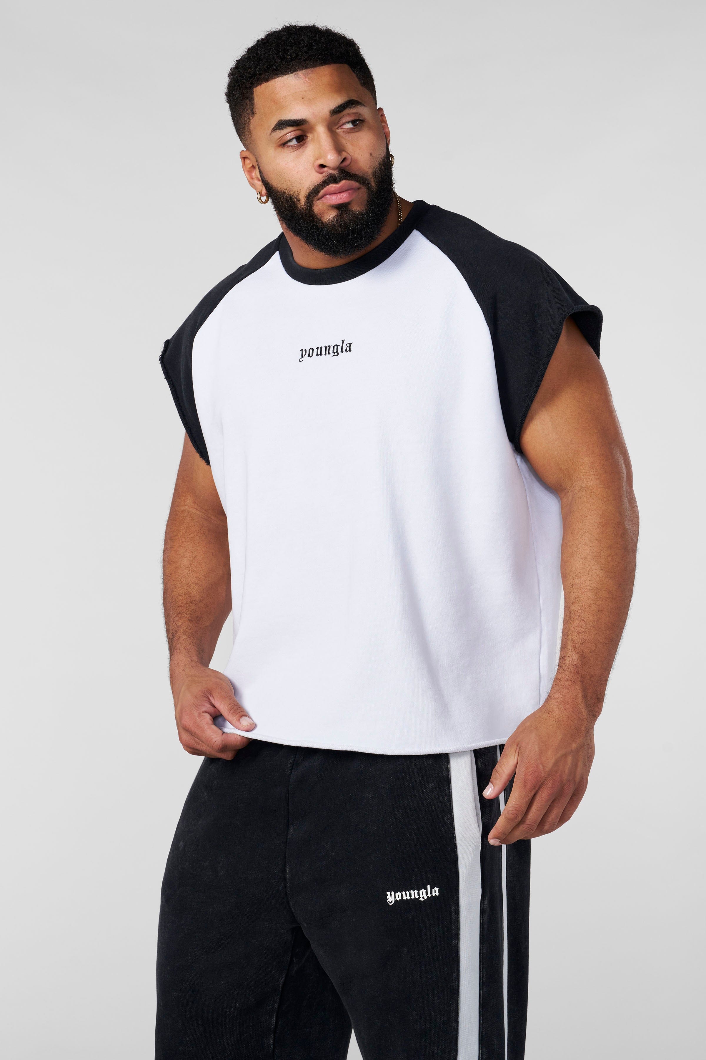 4243 - Raw Raglan Tanks
