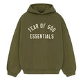 Fear of God Essentials Fleece Hoodie Military