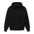 Fear of God Essentials Cable Knit Hoodie Jet Black