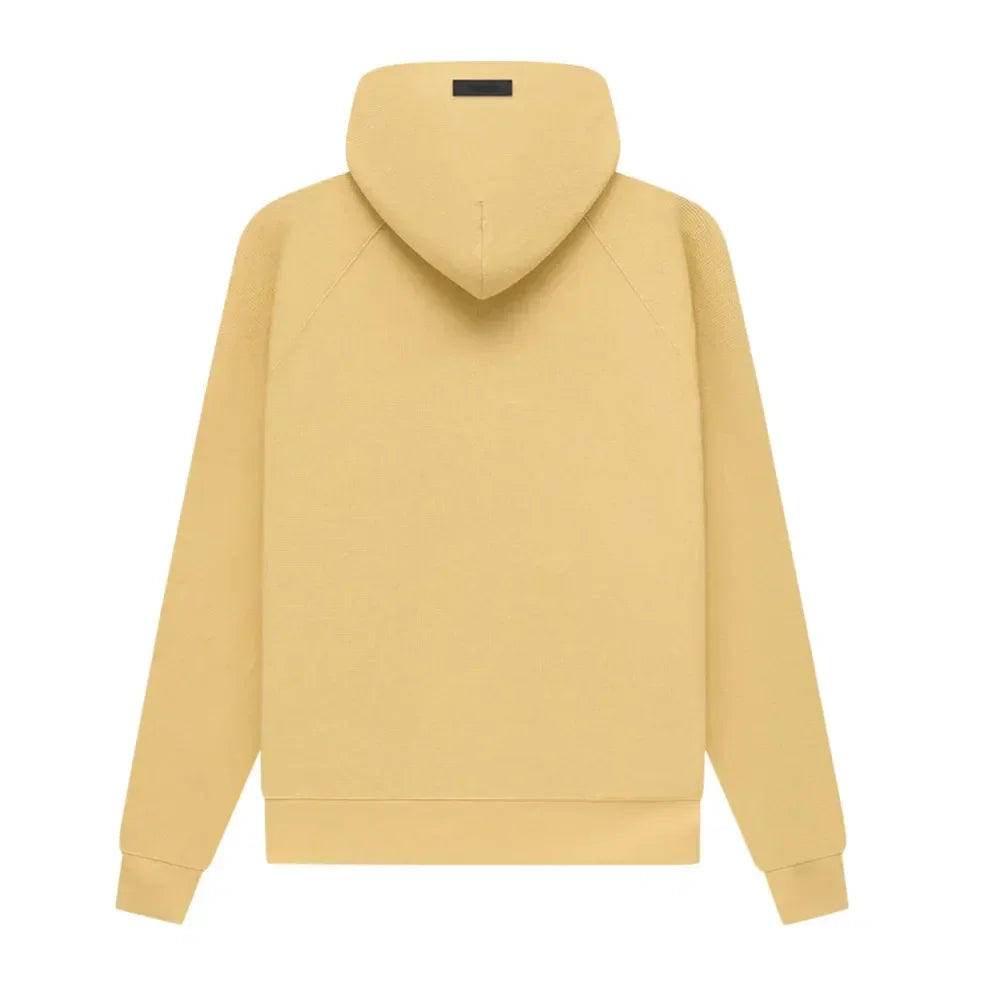 Fear Of God Essentials Waffle Raglan Hoodie Light Tuscan