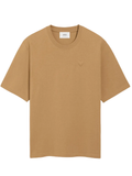 Ami Paris De Coeur Cotton T-shirt in Brown