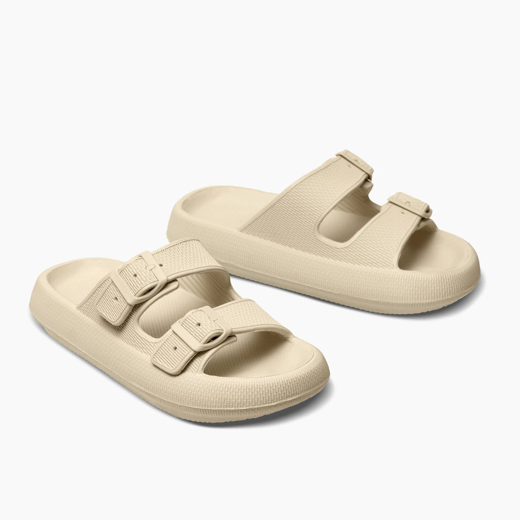 Cloud Slides - Cushioned EVA Sandals with Adjustable Buckles