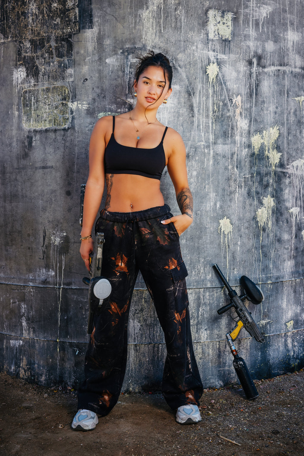 W2230 - Camo Cargo Joggers