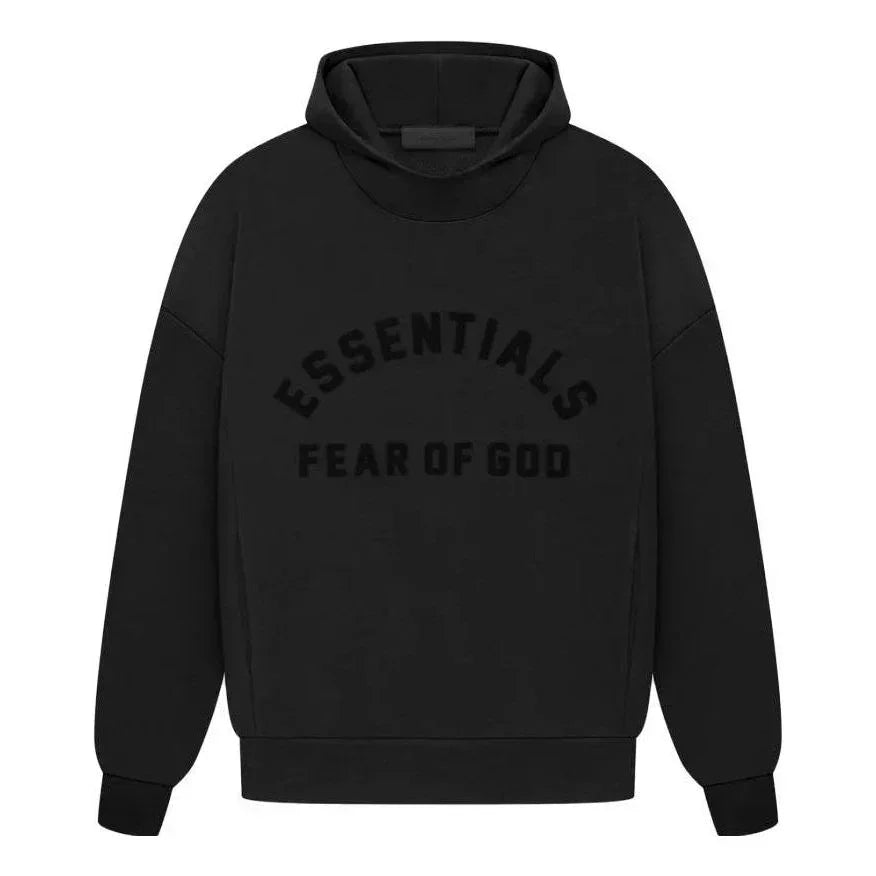 Fear of God Essentials Black Collection Hoodie Jet Black