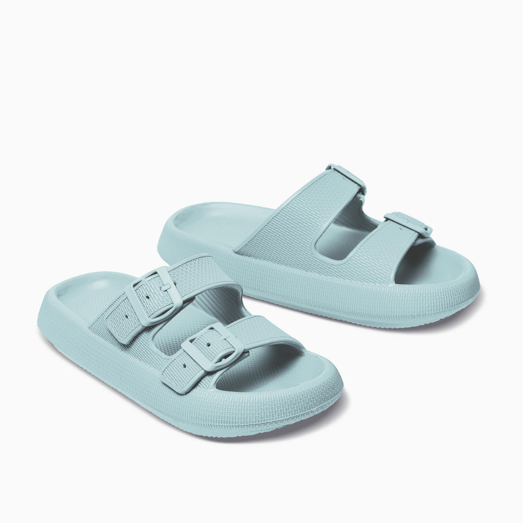 Cloud Slides - Cushioned EVA Sandals with Adjustable Buckles